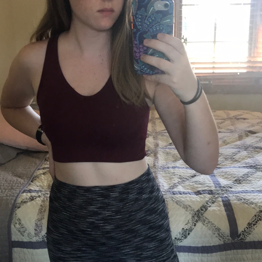 TALA Burgundy Sports Bra NWT